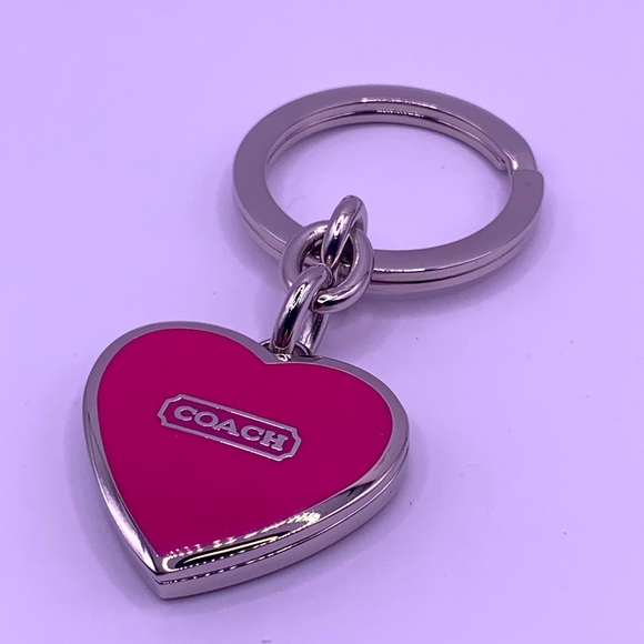 Coach Accessories - Pink Heart keychains